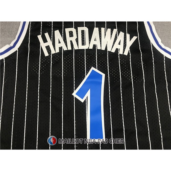 Maillot Orlando Magic Anfernee Hardaway No 1 Mitchell & Ness 1994-95 Noir